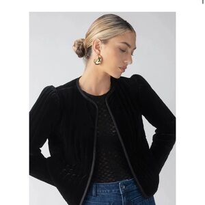 Sanctuary Black Velvet Women's Blazer